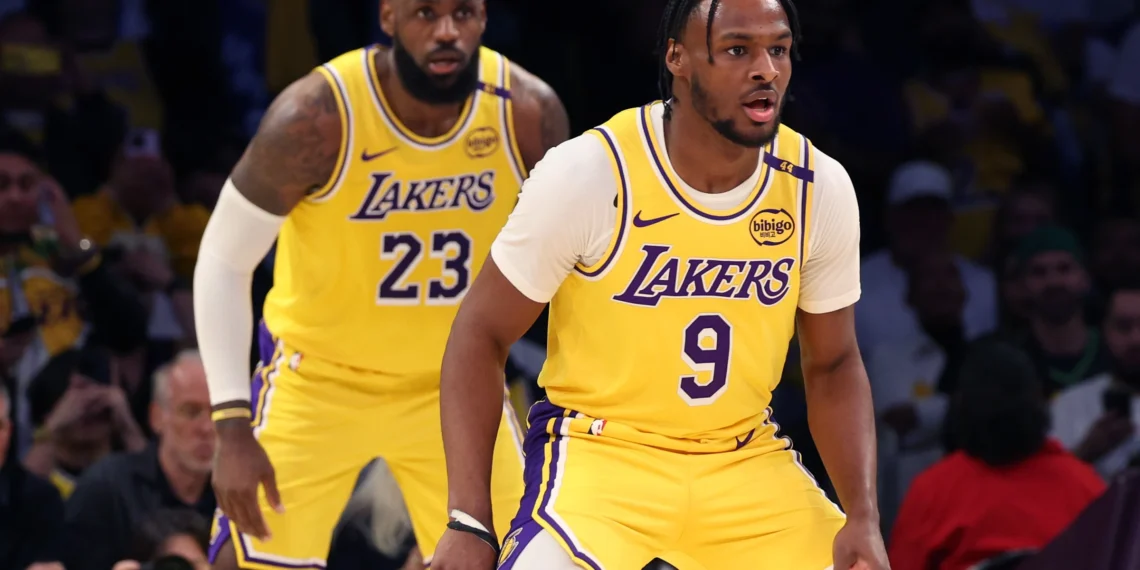 LeBron and Bronny James shine in a symbolic yet complex Lakers victory.