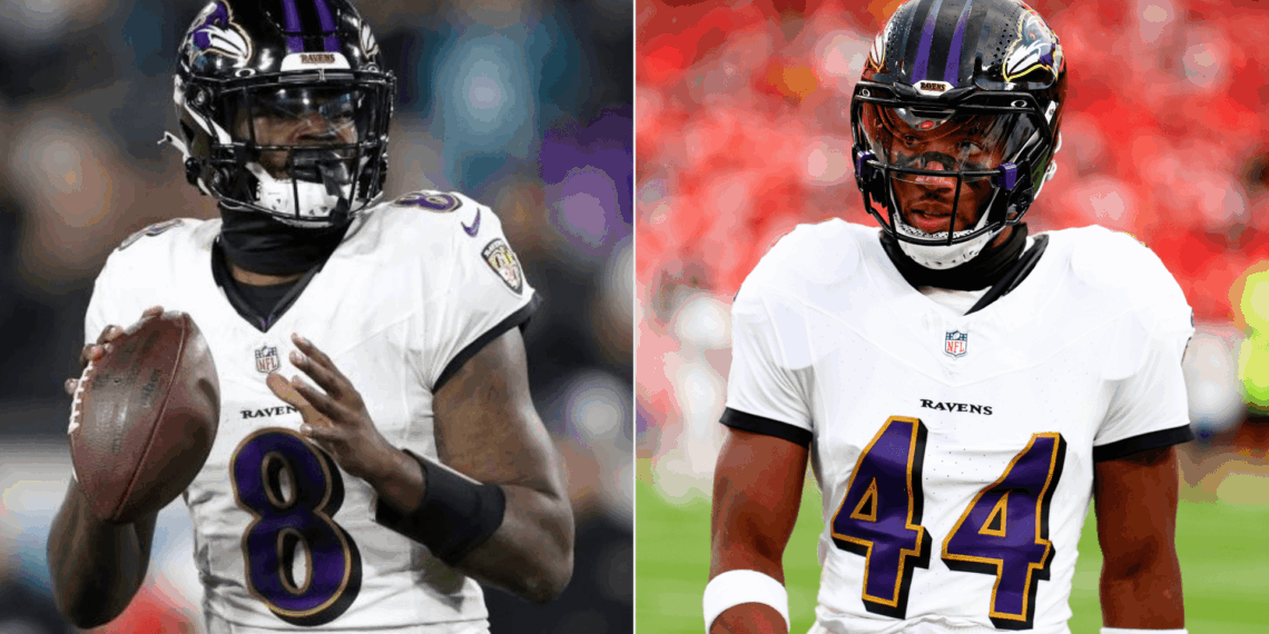 During Monday Night Football, the Ravens, driven by Marlon Humphrey and Lamar Jackson, secure a 17-10 lead at the half