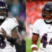 During Monday Night Football, the Ravens, driven by Marlon Humphrey and Lamar Jackson, secure a 17-10 lead at the half