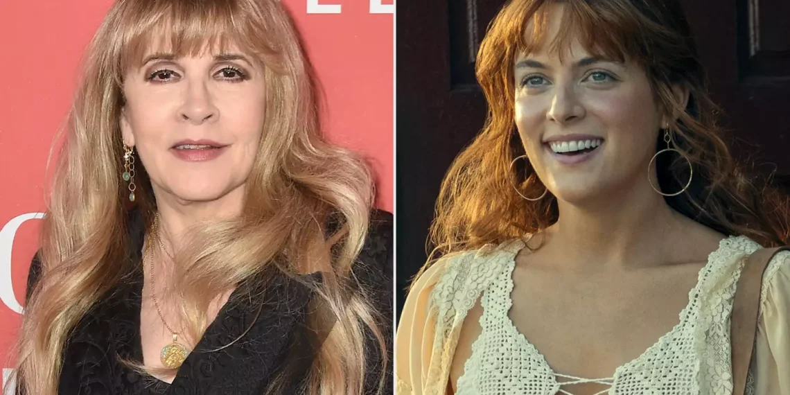 Riley Keough and Reese Witherspoon Discuss Season 2 Ideas with Stevie Nicks for Daisy Jones & the Six