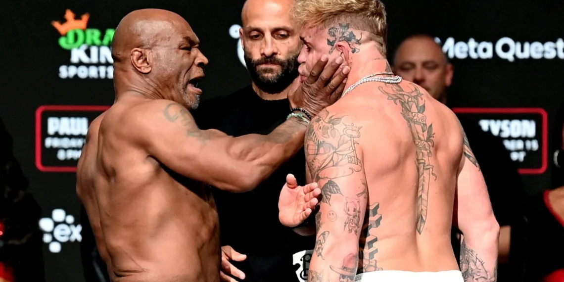 Mike Tyson Slaps Jake Paul in Explosive Final Face-Off Before Dallas Showdown