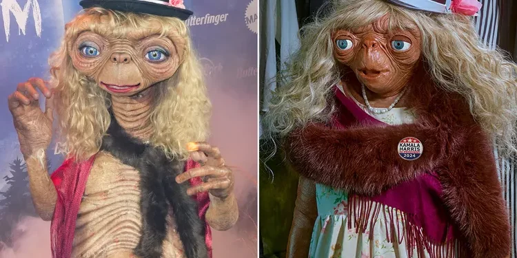 Heidi Klum and Tom Kaulitz Wow in E.T. Costumes at Star-Studded Halloween Party