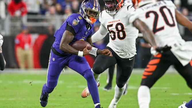 Ravens Edge Out Bengals in 35-34 Thriller as Lamar Jackson’s 4 TDs Steal the Show