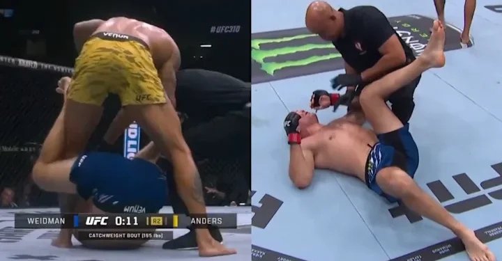 Ground-and-Pound Masterclass: Eryk Anders Takes Down Weidman