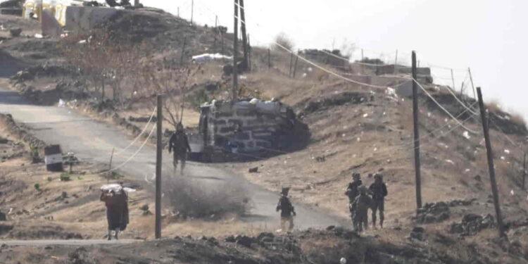 Golan Heights Conflict: Israeli Forces Prevent Access to Syrian Land - AP Photo/ Hussein Malla