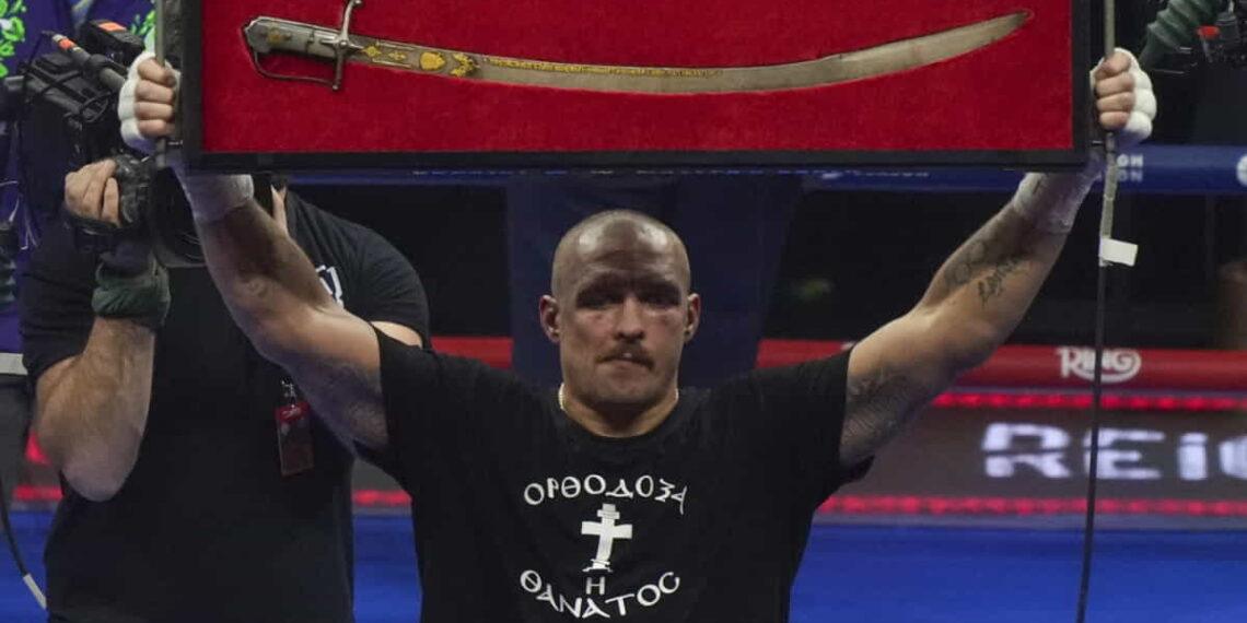 Oleksandr Usyk Outboxes Tyson Fury to Defend Heavyweight Championship - AP Photo/Frank Augstein
