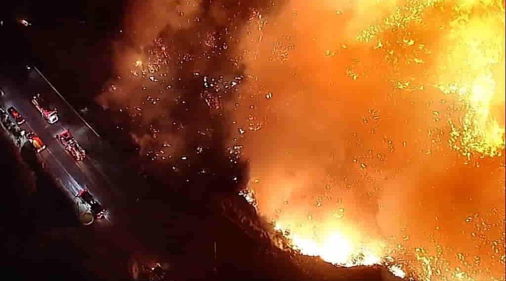 Mandatory Evacuations Issued for Franklin Fire in California