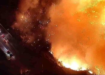 Mandatory Evacuations Issued for Franklin Fire in California