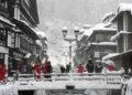 Japan's Ginzan Onsen Restricts Entry as Visitor Numbers Surge -Kyodo News/Sipa USA