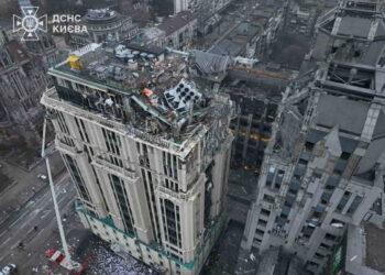 Russian Strike on Kyiv: Deaths, Injuries, and Embassy Damage Reported - State Emergency Service of Ukraine/Reuters