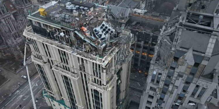 Russian Strike on Kyiv: Deaths, Injuries, and Embassy Damage Reported - State Emergency Service of Ukraine/Reuters