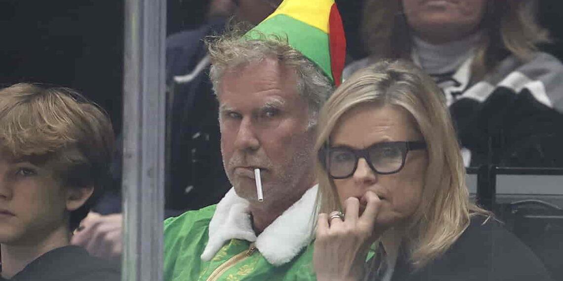 Will Ferrell Brings Grumpy Buddy the Elf to NHL Game in Hilarious Moment - Photo: Ronald Martinez/Getty