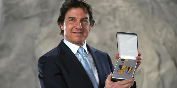 Navy Honors Tom Cruise for His Contributions Through ‘Top Gun’ Films - Kin Cheung/AP
