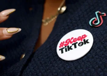 Will TikTok Be Banned? Supreme Court to Hear the Case - A TikTok creator wears a badge in support of the platform - Getty Images
