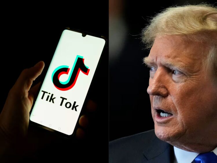 Trump Seeks Delay in TikTok Ban for His Administration to Act - AFP/Getty Images photo illustration