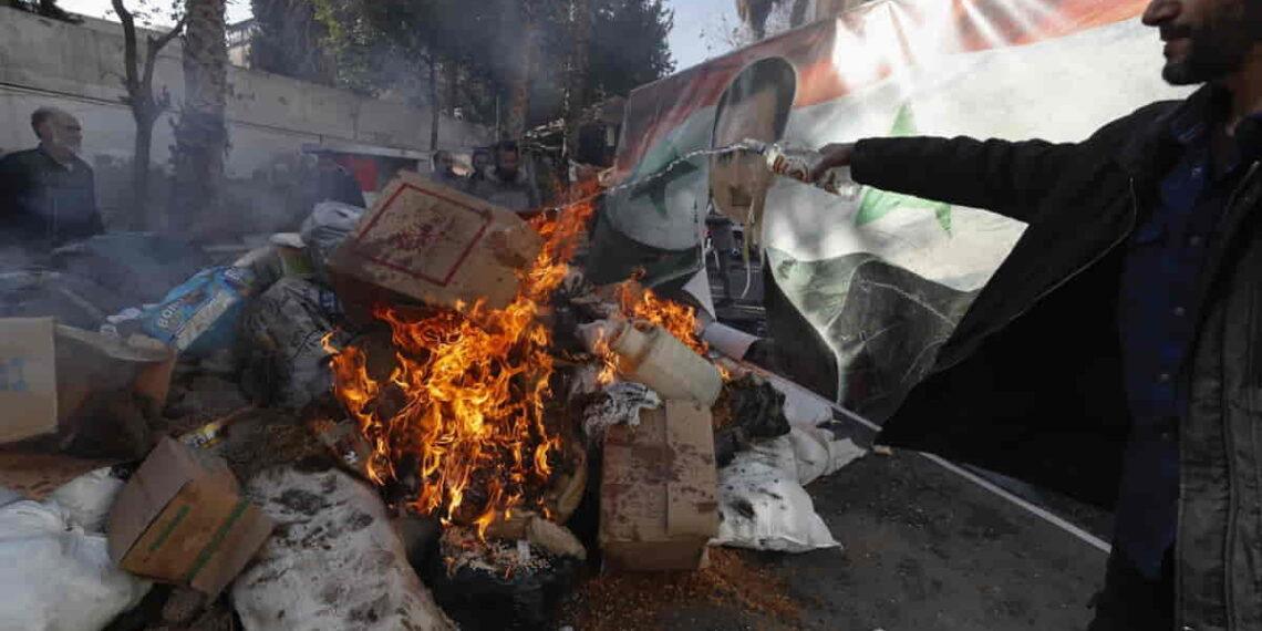 Sectarian Violence Escalates in Syria as Islamist Forces and Assad Loyalists Clash - Omar Sanadiki/AP Photo