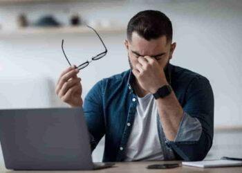 Say Goodbye to Blurry Vision: Tips to Reduce Eye Strain at Work- Prostock-studio - stock.adobe.com via studyfinds.org