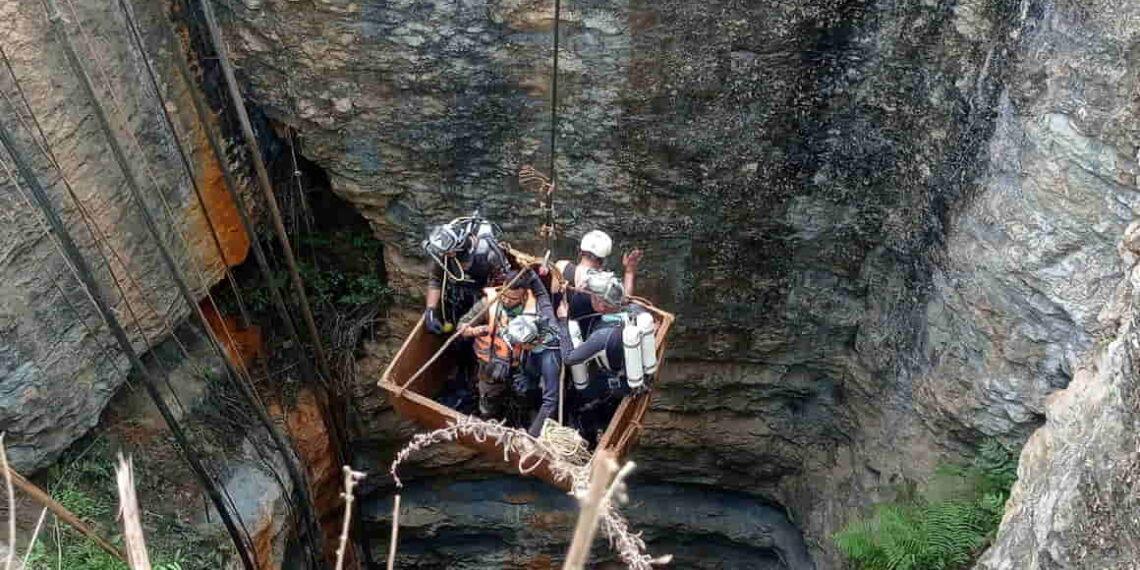 Divers and Helicopters Deployed to Save Assam Mine Workers - Stringer/Reuters