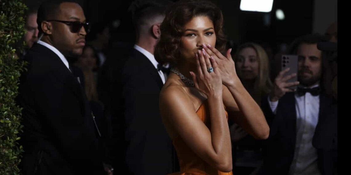 Is Zendaya Engaged? Fans Wonder After She Shows Off Ring at Golden Globes - Jordan Strauss/Invasion/AP Photo