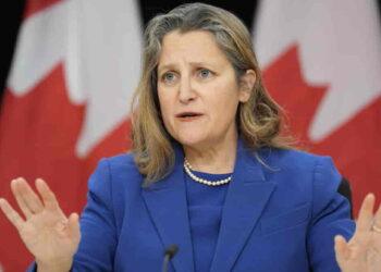 Freeland Resigns from Trudeau’s Cabinet, Now Running for Prime Minister - La Presse canadienne / Adrian Wyld