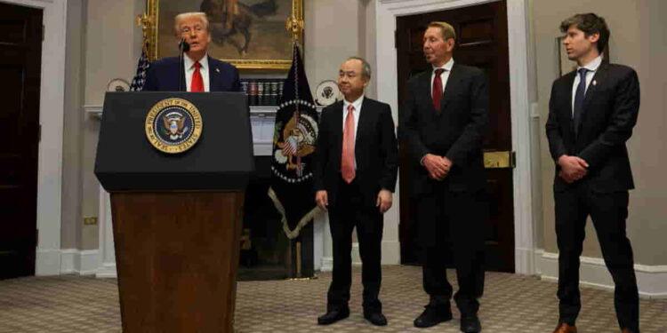 Tech Giants Partner for $500 Billion AI Infrastructure Project Under Trump’s Vision - Carlos Barria/REUTERS