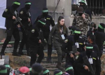 Ceasefire Tested: Hostage Release Turns Chaotic, Israel Responds - Mohammed Hajjar/AP Photo