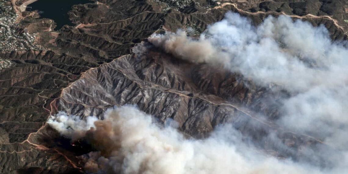 Firefighters Struggle to Control LA Wildfires Amid Dangerous Winds - Maxar Technologies via AP