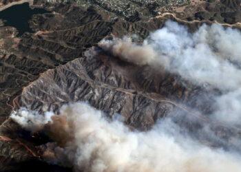 Firefighters Struggle to Control LA Wildfires Amid Dangerous Winds - Maxar Technologies via AP