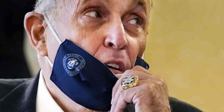 Rudy Giuliani Refuses to Give Up His Yankees World Series Rings - AP Photo/Kathy Willens,File