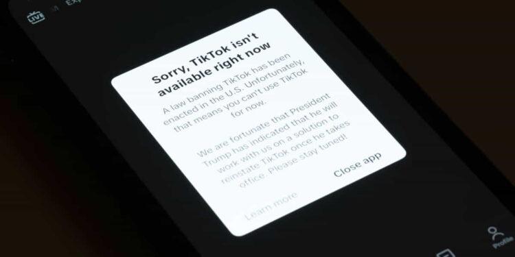 TikTok Temporarily Unavailable in U.S. Following Supreme Court Ruling - Andy Bao/AP Photo