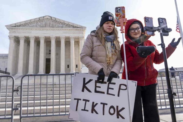 Supreme Court Upholds Law That Could End TikTok in the U.S. - AP Photo/Jacquelyn Martin, File
