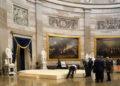 Record-Low Temperatures Lead Trump to Move Ceremony Indoors - Morry Gash/AP Photo