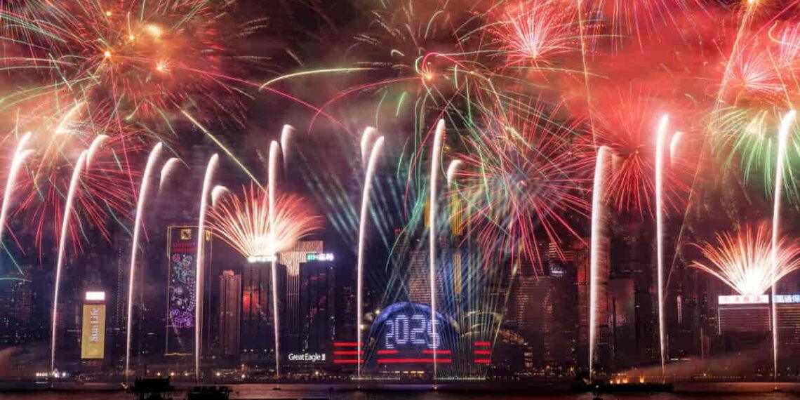 The First and Last to Celebrate the New Year - May James/AFP/Getty Images