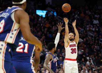 Steph Curry Sets New Milestone with Perfect 3-Point Game in Warriors’ Win - Ezra Shaw/Getty Images