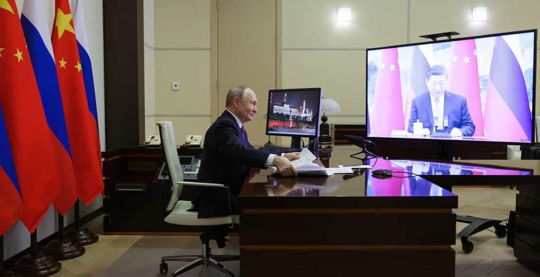 Xi and Putin Push for a Multipolar World in Video Conference - Gavriil Grigorov/pool/AFP/Getty Images