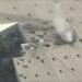 Deadly Plane Crash Sparks Fire Near Fullerton Municipal Airport - he roof of a furniture manufacturing facility where a plane crashed on Thursday, Jan. 2, 2024. (KTLA)