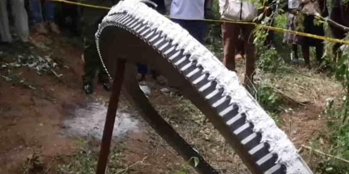Kenya's Space Agency Analyzes Large Object That Fell from Sky - KBC/YouTube