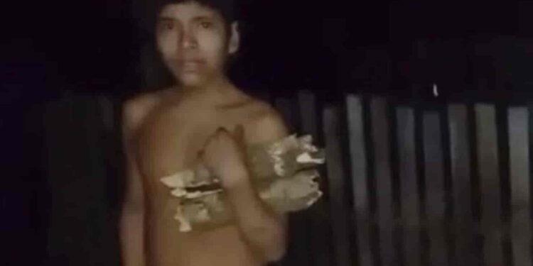 Brazilian Authorities Confirm Brief Contact with Isolated Amazon Tribe Member - AP Photo