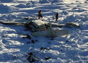 Alaska Plane Crash Claims 10 Lives, Wreckage Found on Frozen Sea IceU.S Coast Guard via AP