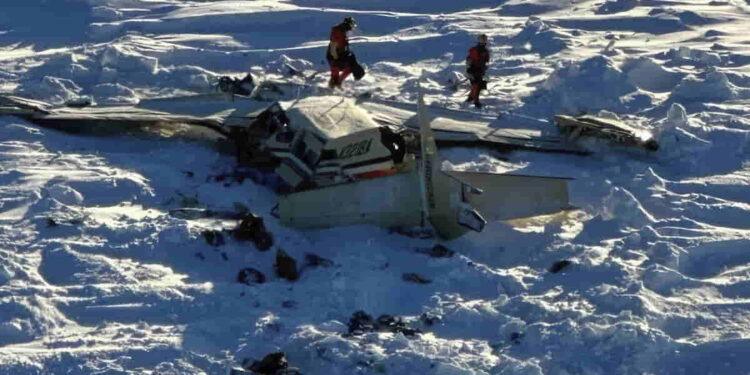 Alaska Plane Crash Claims 10 Lives, Wreckage Found on Frozen Sea IceU.S Coast Guard via AP