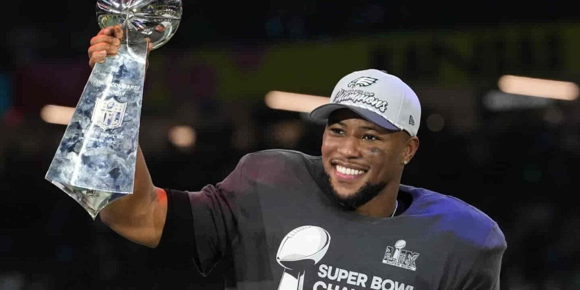 Saquon Barkley’s Record-Breaking Season Ends with Eagles Championship - Brynn Anderson/AP Photo