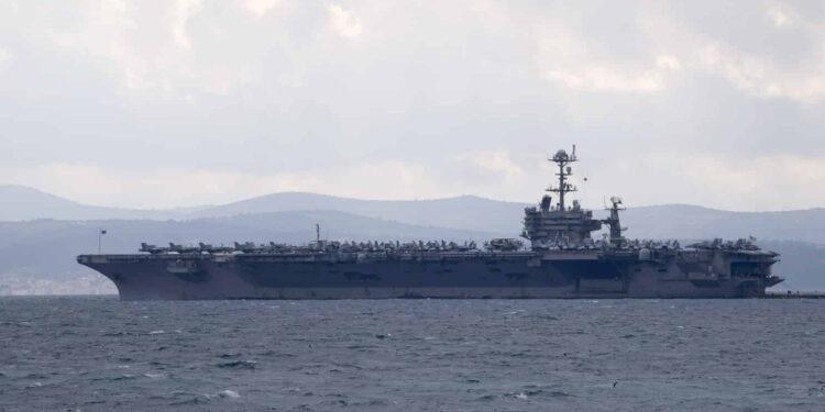 USS Harry S. Truman Accident: Collision with Merchant Ship in Egypt - AP Photo/Darko Bandic, File