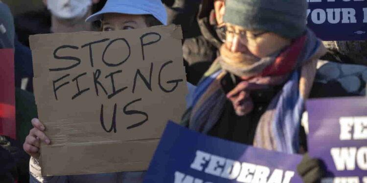 Confusion and Protests as Federal Employees Face Sudden Layoffs - Mark Schiefelbein/AP Photo