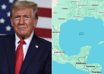 Why the US Just Renamed the Gulf of Mexico - Win McNamee/Getty Images/Google Maps