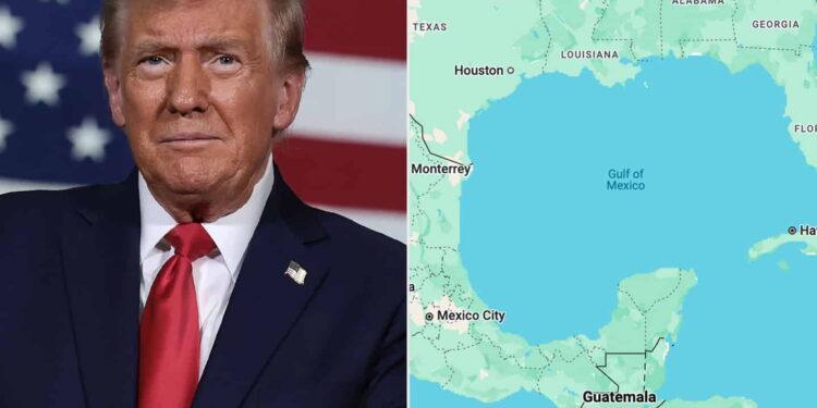 Why the US Just Renamed the Gulf of Mexico - Win McNamee/Getty Images/Google Maps