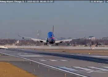 Southwest Jet Forced to Pull Up as Private Plane Enters Runway Without Clearance - image credit Live via CNN Newsource