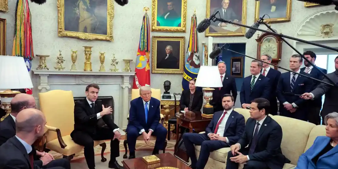 Macron Challenges Trump’s Approach to Ukraine-Russia Peace Talks - Chip Somodevilla/Getty Images via CNN Newsource