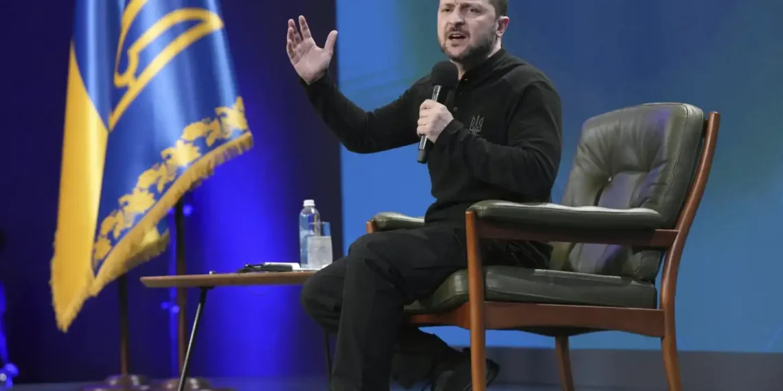 Zelenskyy Says He’d Step Down if It Secures NATO Membership - Evgenily Maloletka/AP Photo