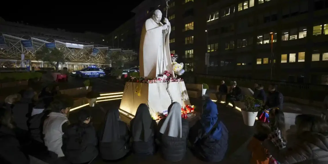 Pope Francis Makes Slight Progress While Still in Hospital - Andrew Medichini/AP Photo