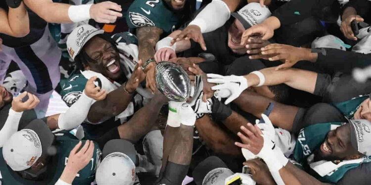 Eagles Claim Super Bowl Glory, Jalen Hurts Shines as MVP - David J. Philip/AP Photo